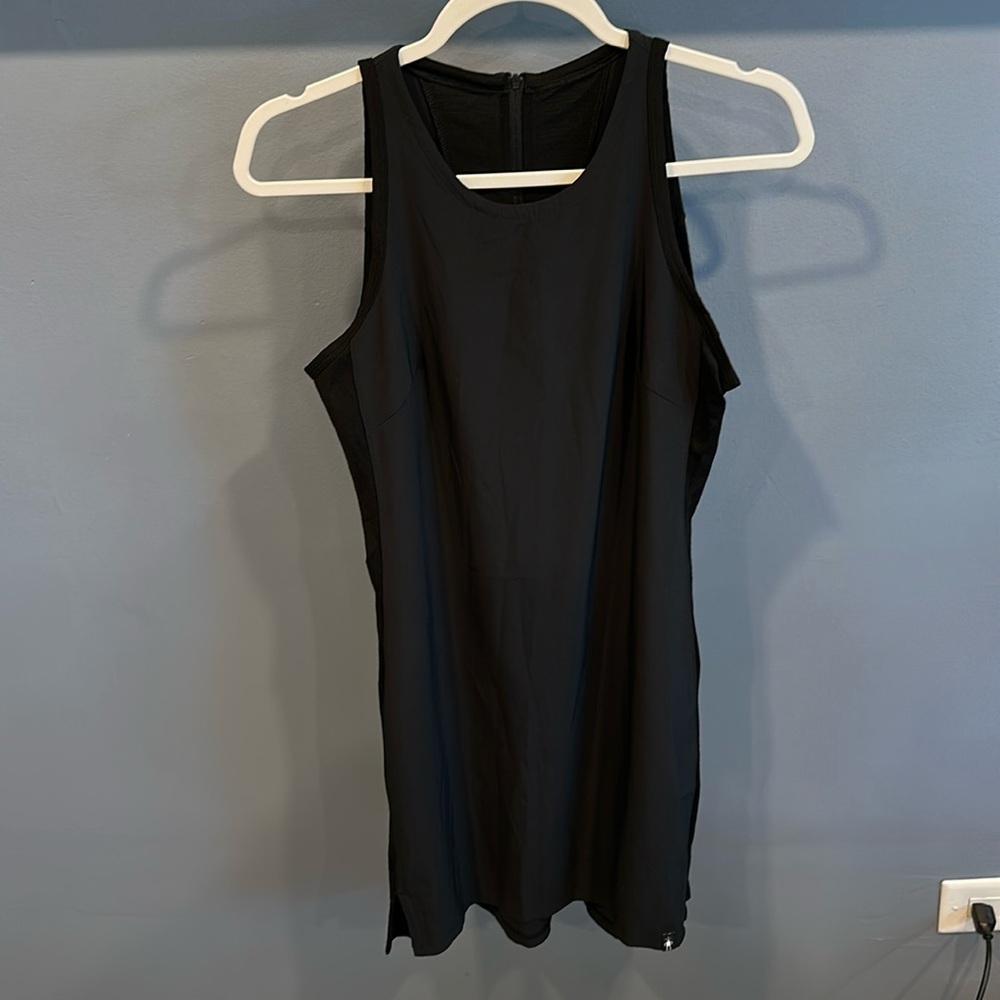 Smartwool Dress Womens Sport Active Tank Black Merino Wool Blend